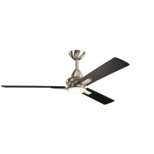  Kosmus 52" Indoor Ceiling Fan in Brushed Stainless Steel