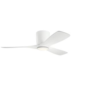 Volos 1-Light 48" Ceiling Fan in Matte White