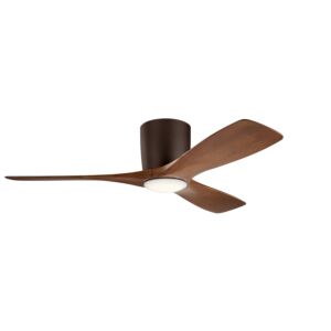 Volos 1-Light 48" Ceiling Fan in Satin Natural Bronze
