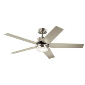Maeve 1-Light 52" Ceiling Fan in Brushed Stainless Steel