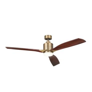 60" Ridley II Ceiling Fan in Brushed Natural Brass