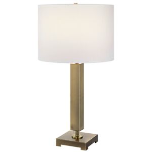 Duomo 1-Light Table Lamp in Antique Brass