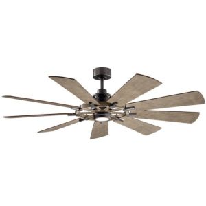  Gentry 65" Indoor Ceiling Fan in Anvil Iron