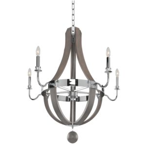  Sharlow  Contemporary Chandelier in Chrome