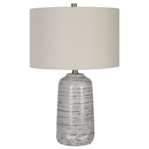 Cyclone 1-Light Table Lamp in Brushed Nickel