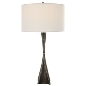 Keiron 1-Light Table Lamp in Brass