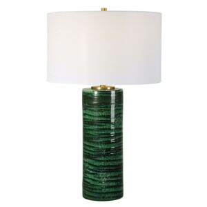 Galeno 1-Light Table Lamp in Antiqued Brass