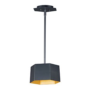 Maxim Honeycomb Pendant Light in Black and Gold