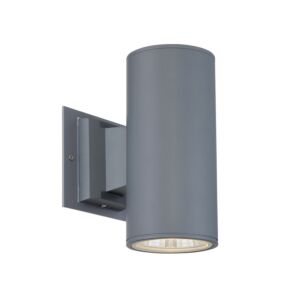 Outdoor 1-Light LED Outdoor Wall Light in Grey