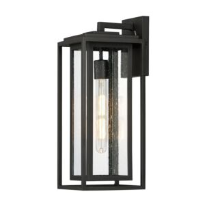 Cabana 1-Light Outdoor Wall Sconce in Black