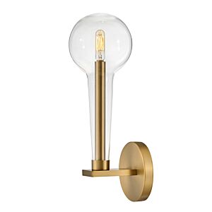 Hinkley Alchemy 1-Light Wall Sconce In Lacquered Brass