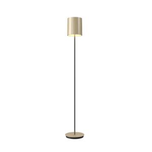 Cylindrical 1-Light Floor Lamp in Sand