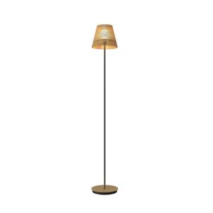 Living Hinges 1-Light Floor Lamp in Maple