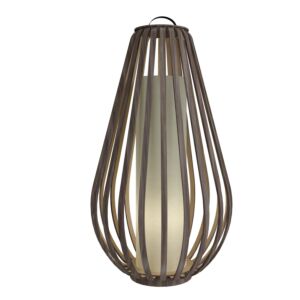 Balloon 1-Light Floor Lamp in American Walnut