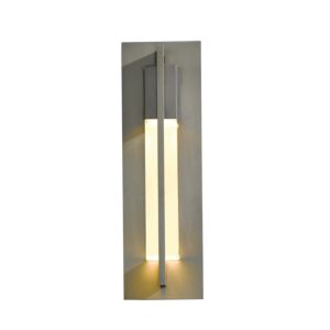 Hubbardton Forge 15 Axis Small Outdoor Sconce in Coastal Burnished Steel