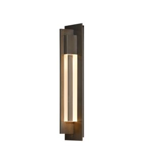Hubbardton Forge 19 Inch Axis Outdoor Sconce in Coastal Bronze