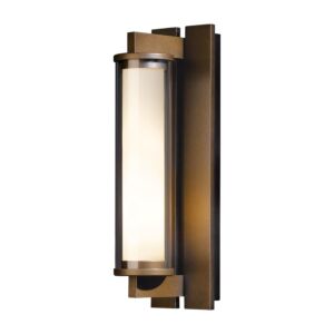 Hubbardton Forge 17 Inch Fuse Outdoor Sconce in Coastal Bronze