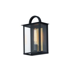 Manchester 1-Light Outdoor Wall Sconce in Black