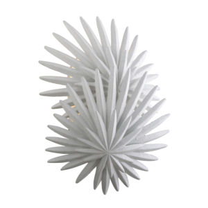  Savvy Wall Sconce in Gesso White