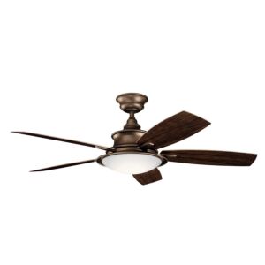 Cameron 1-Light 52" Ceiling Fan in Weathered Copper Powder Coat