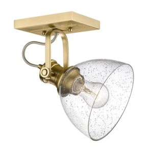 Hines 1-Light Semi-flush in Brushed Champagne Bronze