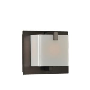Kalco Meridian 6 Inch Bathroom Vanity Light in Brushed Black Nickel
