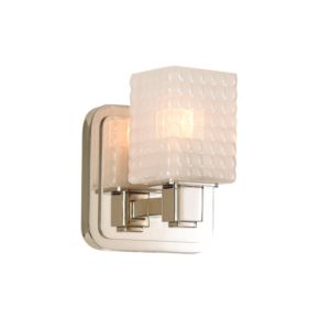 Kalco Avanti 5 Inch Bathroom Vanity Light in Polished Nickel