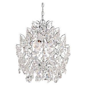 Minka Lavery 3 Light 14 Inch Traditional Chandelier in Chrome