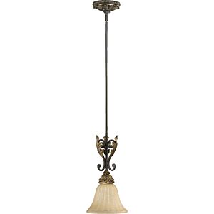 Rio Salado 1-Light Pendant in Toasted Sienna With Mystic Silver