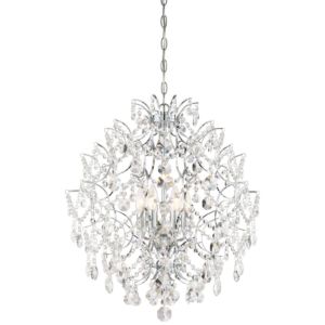 Minka Lavery Isabella's Crown 6 Light Crystal Chandelier in Chrome