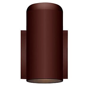 1-Light Architectural Bronze Cylinder Wall Sconce