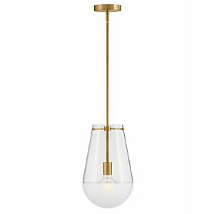 Hinkley Beck 1-Light Pendant In Lacquered Brass