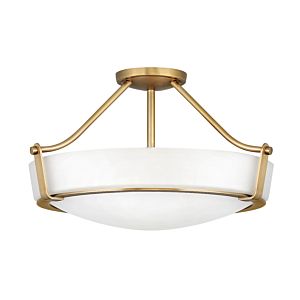 Hathaway LED Ceiling Light in Heritage Brass