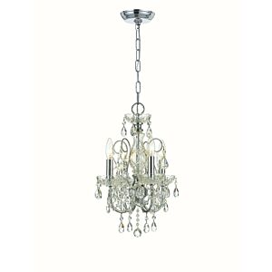 Imperial 4-Light Mini Chandelier in Polished Chrome