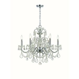 Imperial 6-Light Chandelier in Polished Chrome