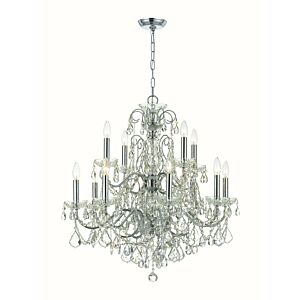 Imperial 12-Light Chandelier in Polished Chrome