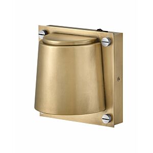 Hinkley Scout 1-Light Wall Sconce In Heritage Brass
