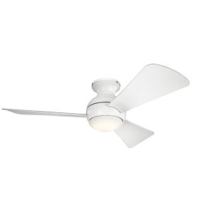 Kichler Sola 44 Inch LED Ceiling Fan in Matte White