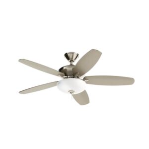 Renew Select 1-Light 52" Ceiling Fan in Brushed Stainless Steel
