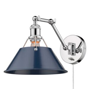 Orwell Ch 1-Light Wall Sconce in Chrome