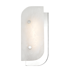 Hudson Valley Yin & Yang 13 Inch Wall Sconce in Polished Nickel