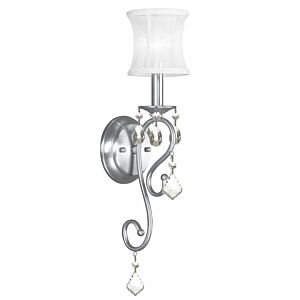 Newcastle 1-Light Wall Sconce in Brushed Nickel