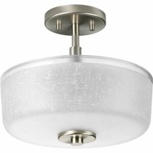Alexa 2-Light Close-to-Ceiling in Brushed Nickel