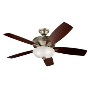 Monarch II Select 3-Light 52" Ceiling Fan in Burnished Antique Pewter