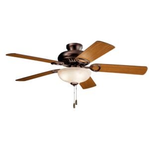 Sutter Place Select 3-Light 52" Ceiling Fan in Oil Brushed Bronze