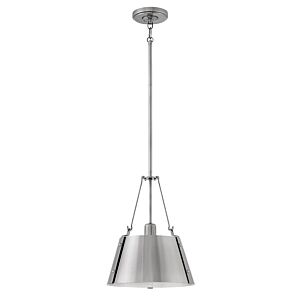 Hinkley Cartwright 1-Light Pendant In Polished Antique Nickel