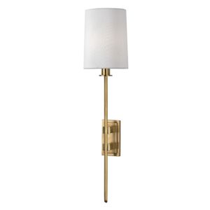 Hudson Valley Fredonia 23 Inch Wall Sconce in Aged Brass