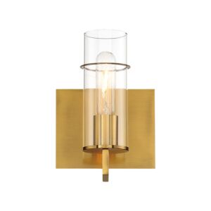Eurofase Pista 1 Light Wall Sconce in Gold