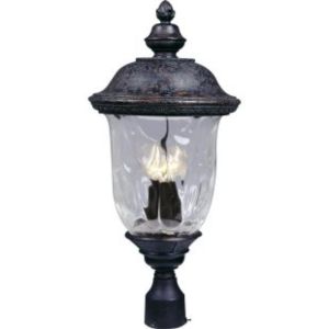 Maxim Carriage House DC 26.5 Inch Outdoor Post Lantern in Bronze
