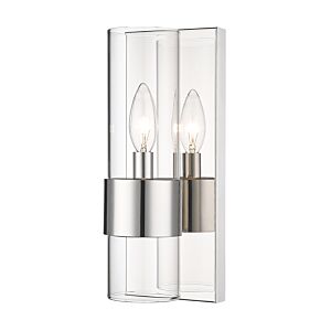 Z-Lite Lawson 1-Light Wall Sconce In Polished Nickel